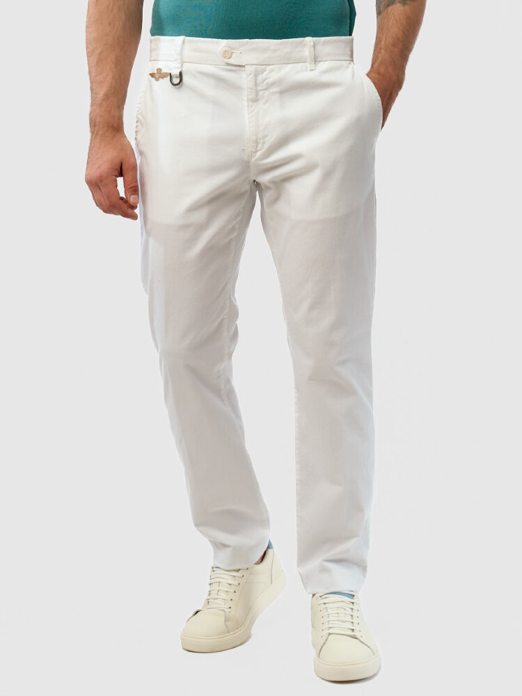 Чиносы, Aeronautica, белый, слим Чиносы, Aeronautica, белый, слим