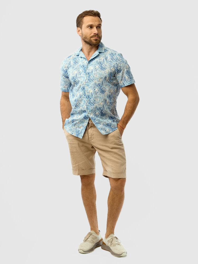 Рубашка, Corneliani Collection, голубой, слим Рубашка, Corneliani Collection, голубой, слим