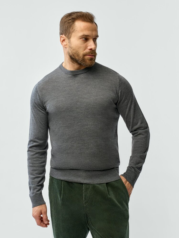 Трикотаж джемпер, Corneliani Collection, серый Трикотаж джемпер, Corneliani Collection, серый