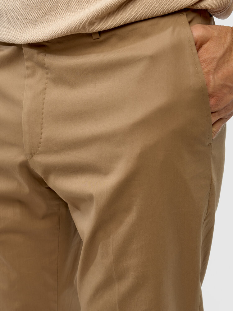Брюки, Corneliani Collection, коричневый, слим